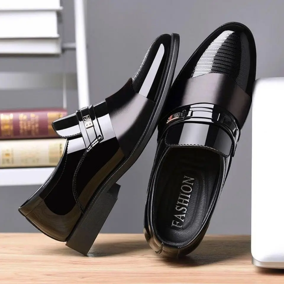 

Factory Wholesale 2023 New Men's Formal Leather Business Casual Fashion Simple Shoes