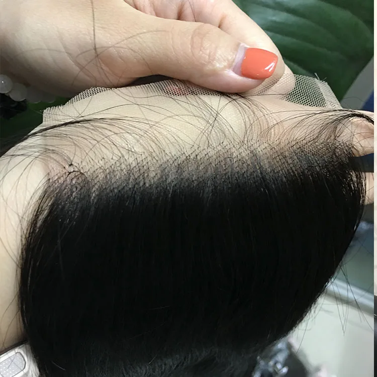
Indian cuticle aligned pre plucked vendor virgin thin film transparent swiss 13x6 wigs human hd lace frontals and closures 
