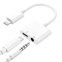 

Headphone Adapter 2 In 1 Charger Splitter 3.5mm Audio Converter Cable for iPhone 7 8 Xs max