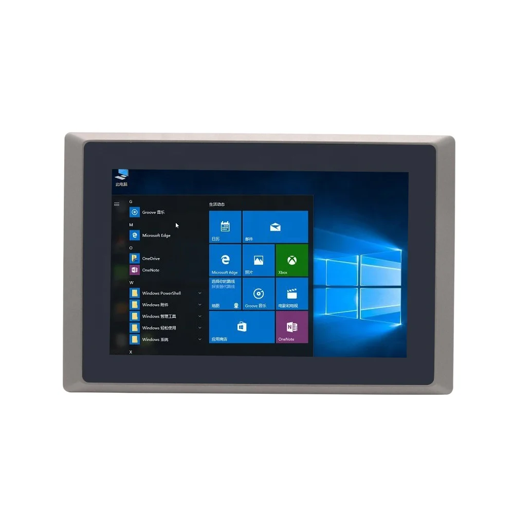

New 10 inch tablet computer rugged J1900 CPU 2*RJ45 Lan LCD HD 14bit GPIO ATX 1280x800 waterproof tablet pc industrial with WIFI