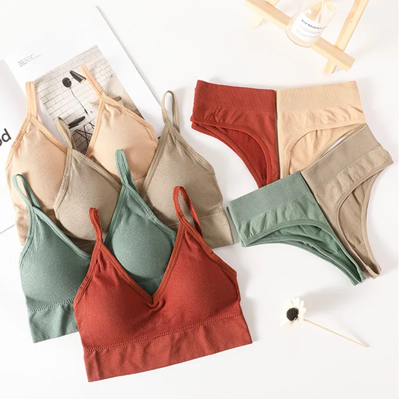 

women's bra panty set sexy ladies underwear seamless bra bra & brief sets