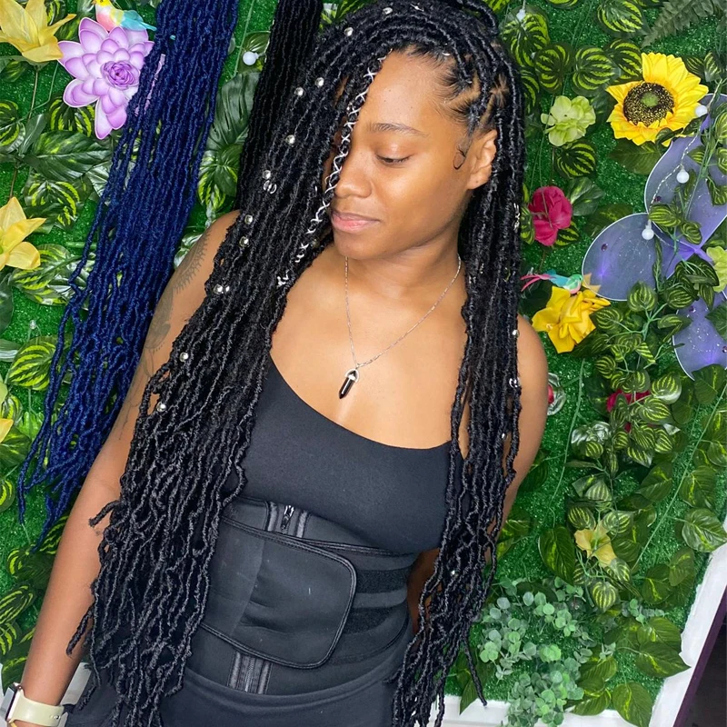 

Soft Dreads Braids Nu Locs Faux Locs Nu Locs Braid For Braiding Hair