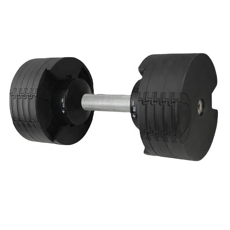

2021 New Fitness Adjustable Dumbbell 32kg Dumbbell Weights Set, Black