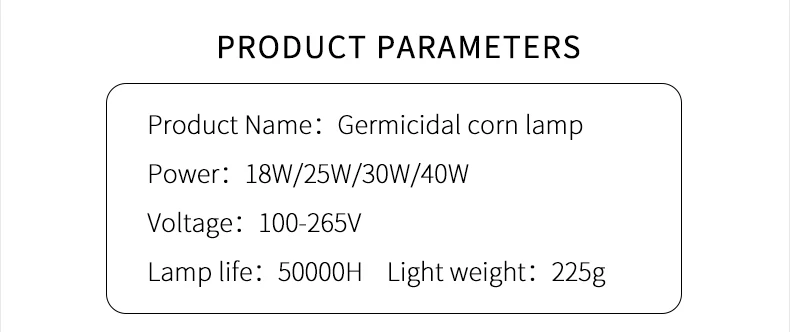 Wholesale led uv sterilizer light intelligent timed 360 degree germicidal corn lamp