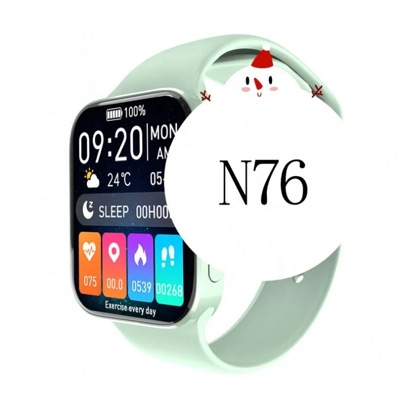 

N76 IWO13 Smart Watch Series 7 BT Call Support Dynamic 3D UI Display Intelligent Wireless charger Watch SmartWatch N76, Multi color