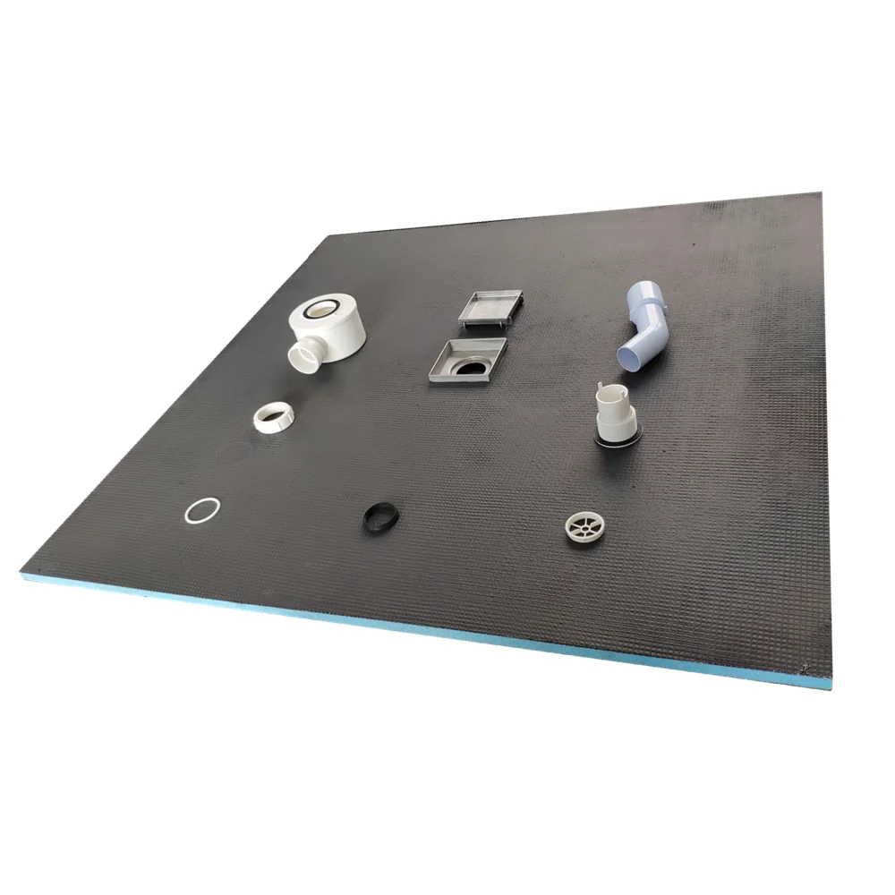 Xps Foam Board Shower Tray With Linear Drain 900*1200 For Europe Market
