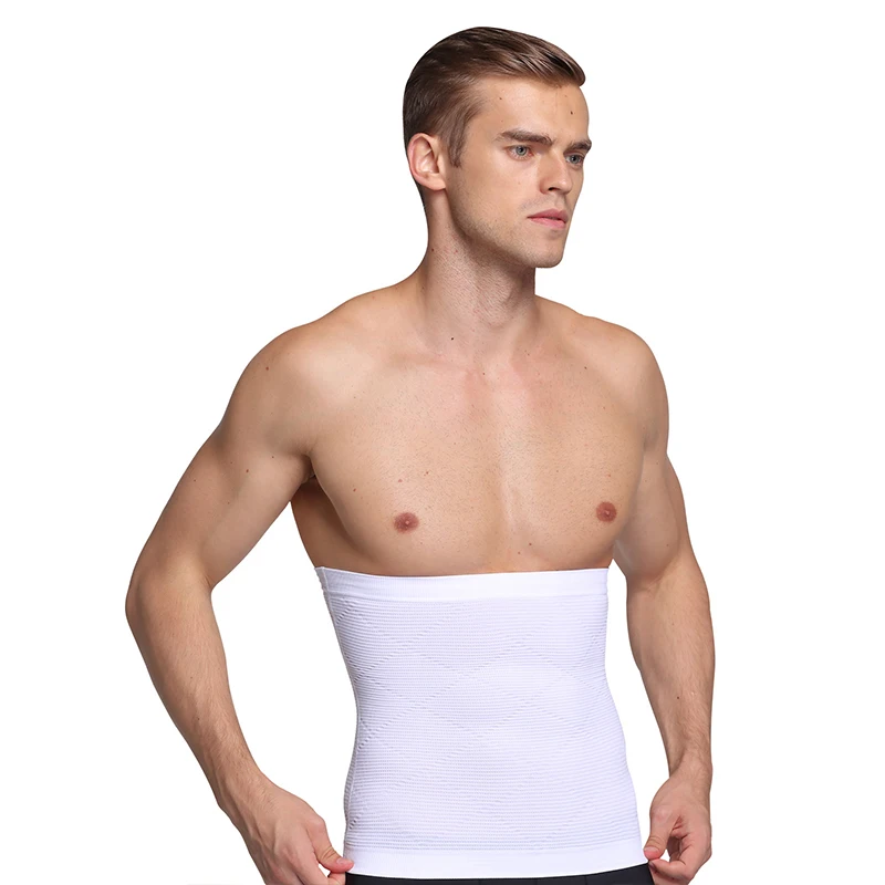 
Men Slimming Belt Underbust Corset Tummy Control Adbmon Slim Shapers Black White Shapewear for Men Belt Slimming 