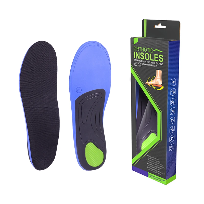 

Unisex Arch Support Shock Cushion Professional-Grade High Arch Orthotic Insoles for Maximum Support