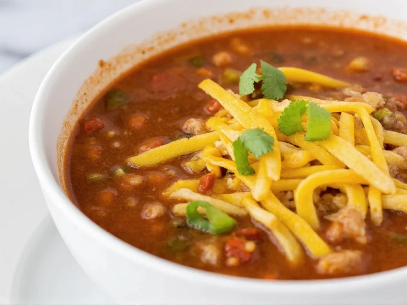 Authentic Chicken Taco Soup Recipe in 35 Minutes
