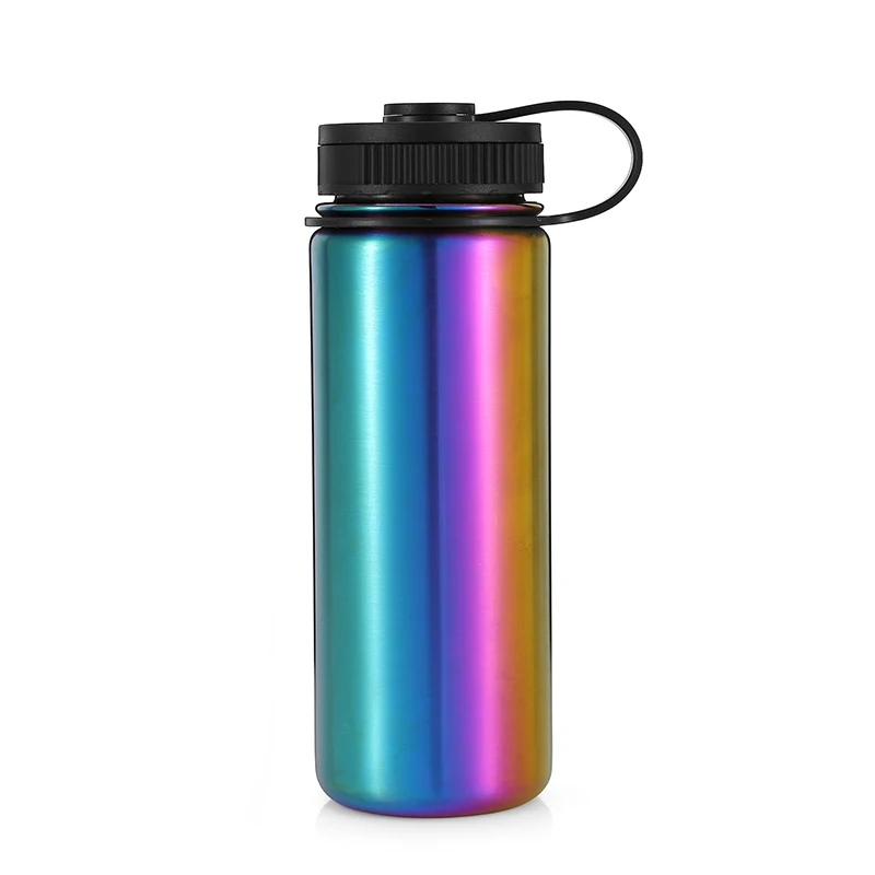 

BULK custom design electroplating 22oz 32oz 40oz double wall stainless steel vacuum insulated water bottle, Customized color