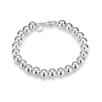 

Fashion Bracelet 925 Silver Bead String Bracelet