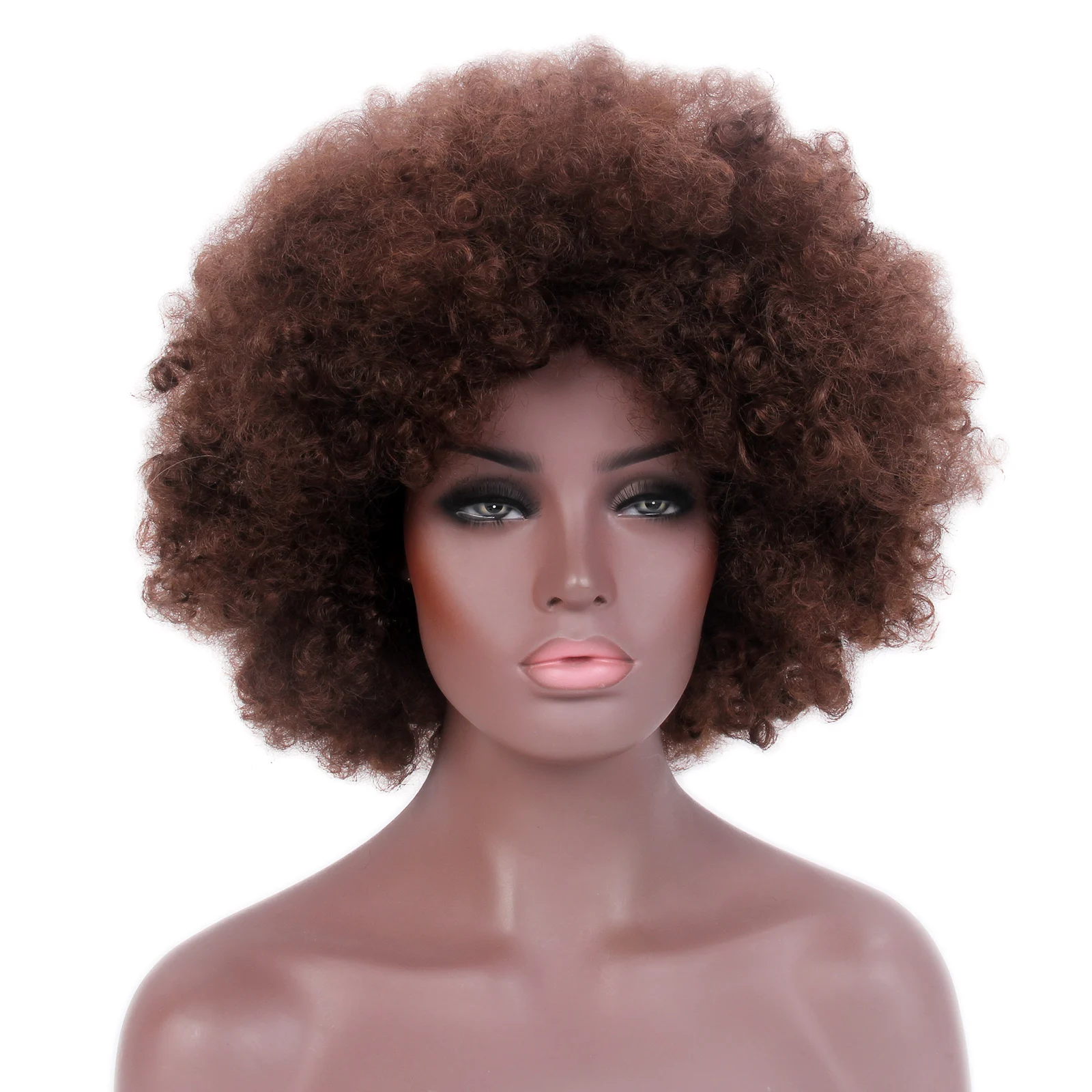 Afro Kinky Curly Wig Short Black Synthetic Wigs For Black Women Afro Wig Buy Afro Wig For