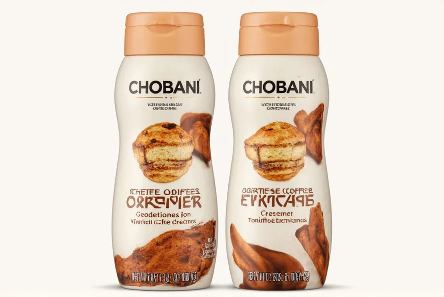 chobani cinnamon coffee cake creamer