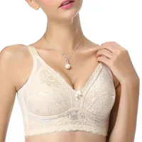 

Plus Breasted Women Ladies Full Comfortable Wire Free Support Bra