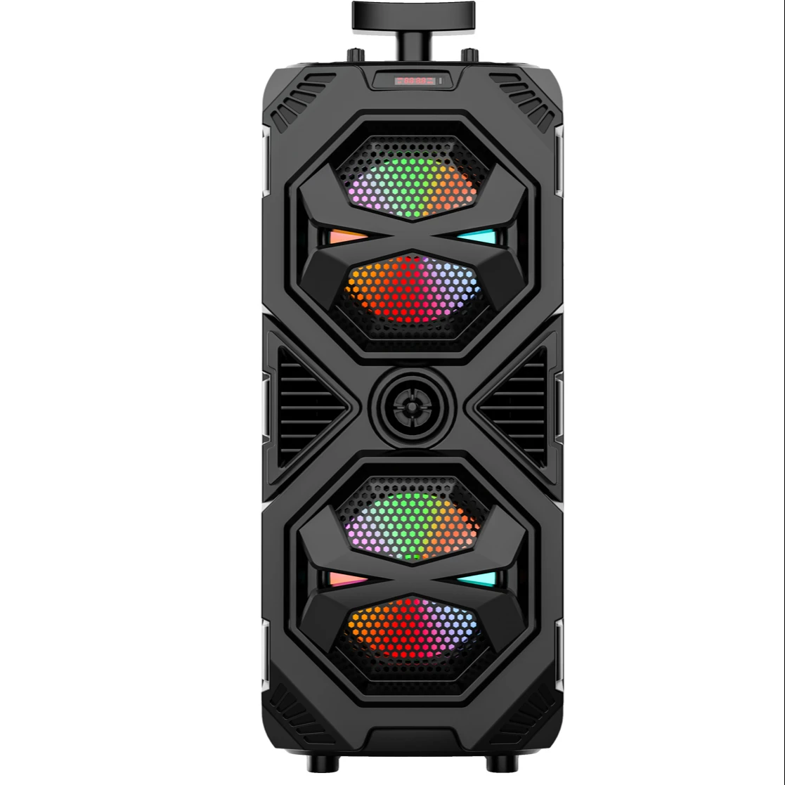 

Custom Speaker Karaoke 8 Inch Trolley Handy Wheeled Easy To Carry Outdoor Good Quality Portable Speaker