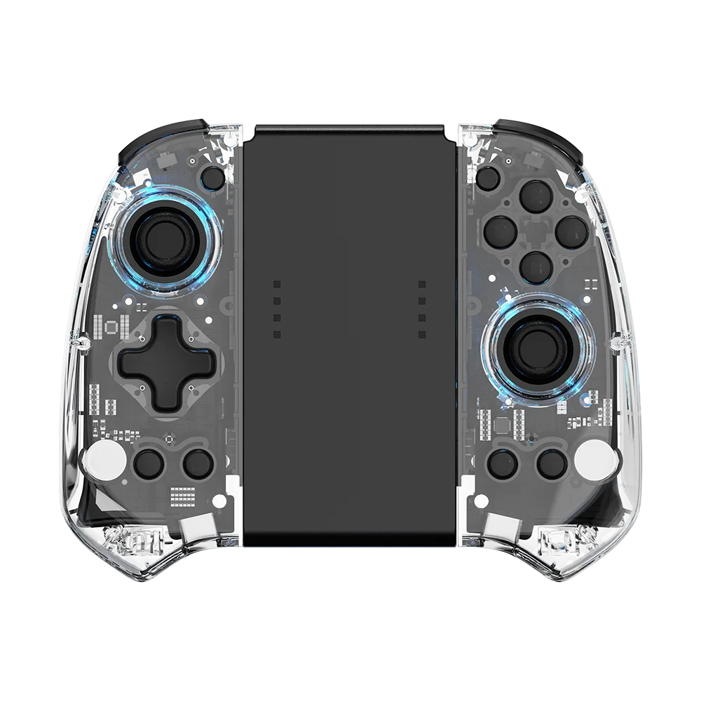 

Switch Joypad Transparent Appearance Left and Right Joystick With Colorful Lights Game Controllers For Nintendo Switch