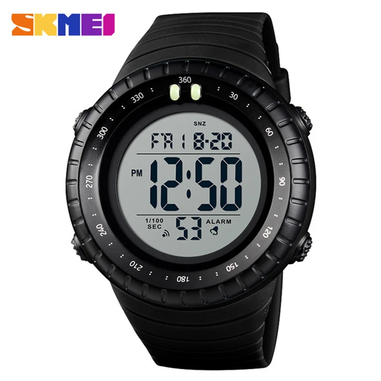 

SKMEI 1420 Luxury Outdoor Military Sports Watches 50M Waterproof LED Digital Men Wristwatches Big Dial Male Clock