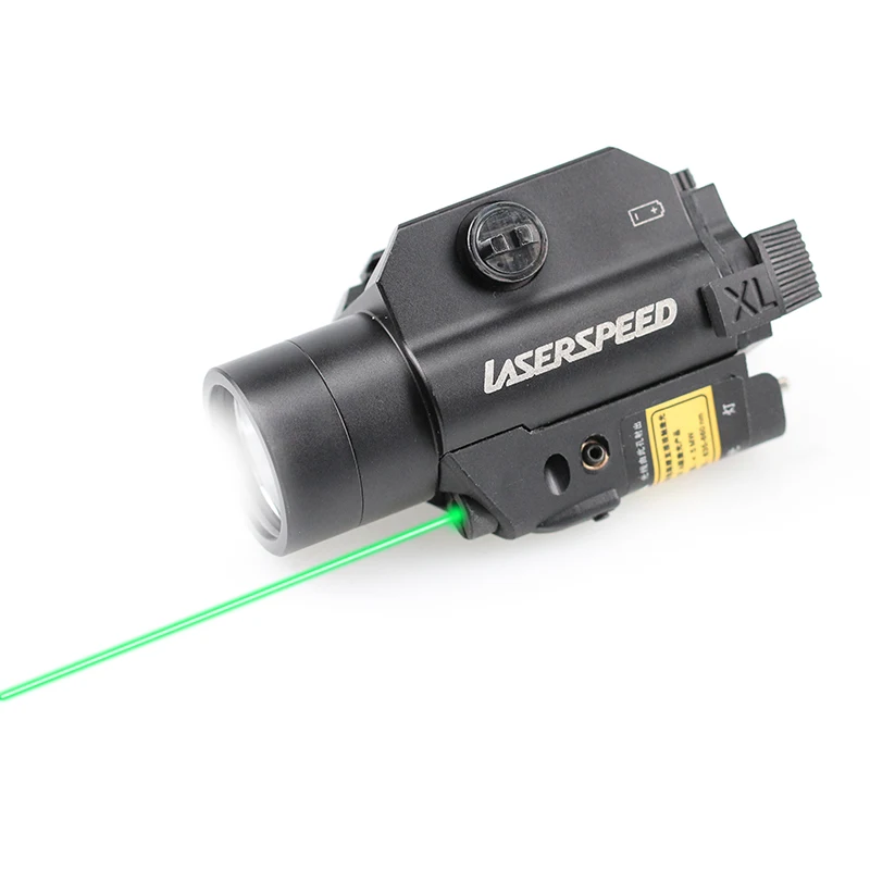 

Wholesale 2 in 1 Tactical Green Laser Flashlight Combo for Handguns