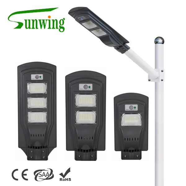 Outdoor led solar street light20w 40w 60w led all in one solar street light