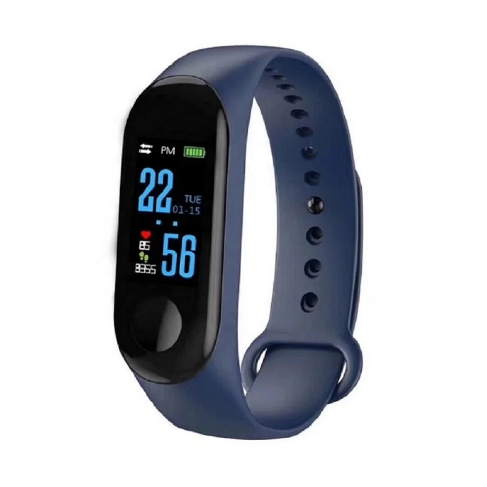 High Quality Fitness Tracker M3 Smart Bracelet with 0.96 TFT Color Screen Heart Rate