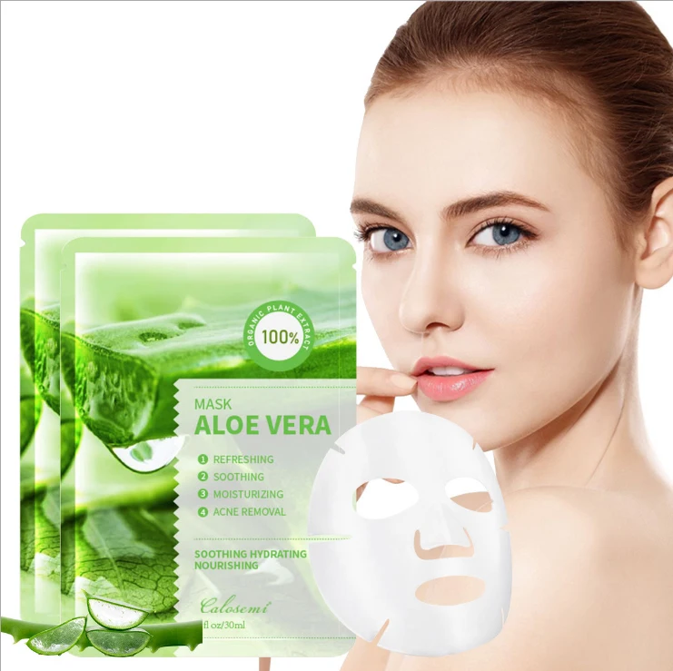 

Hot Sales 30ml private label organic korean beauty skin care face mask mascarillas faciales coreanas aloe vera facial sheet mask