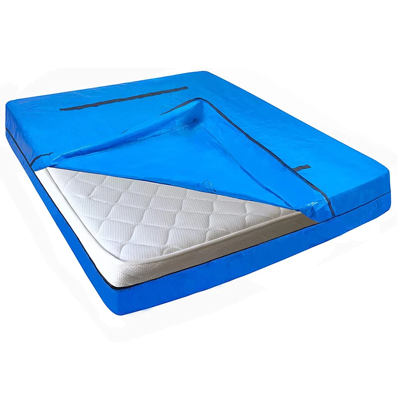 

OEM Heavy Duty Zipper Reinforced Handles Mattress Bags for Moving and Storage