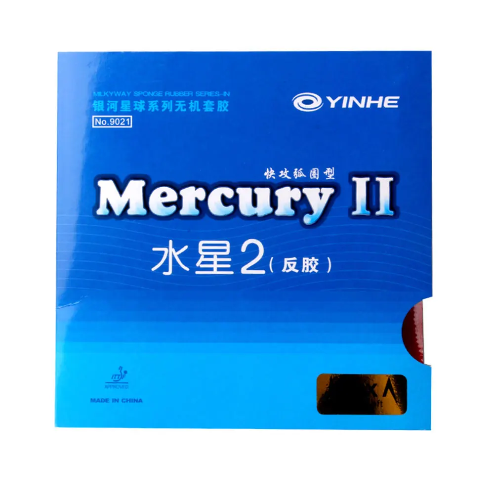 

Galaxy Milky Way Yinhe Mercury II cheap pingpong rubber pimple in table tennis racket rubber, Red/black
