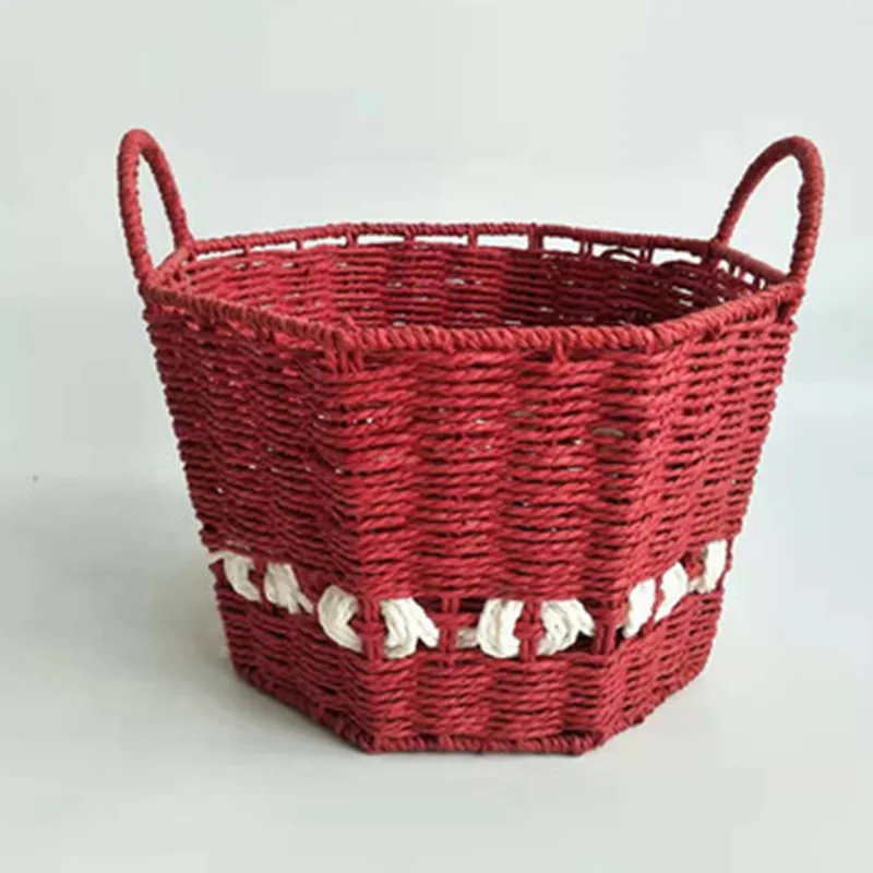 

Factory made hand weaving storage baskets, Customized