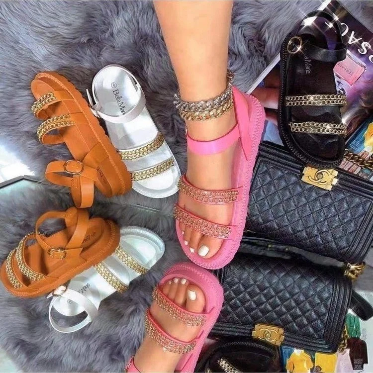 

Slippers For Women Flip Flops Casual Shoes 2021 New Product Sandals Ladies Slides Footwear Platform Shoes Women Flats Sandals