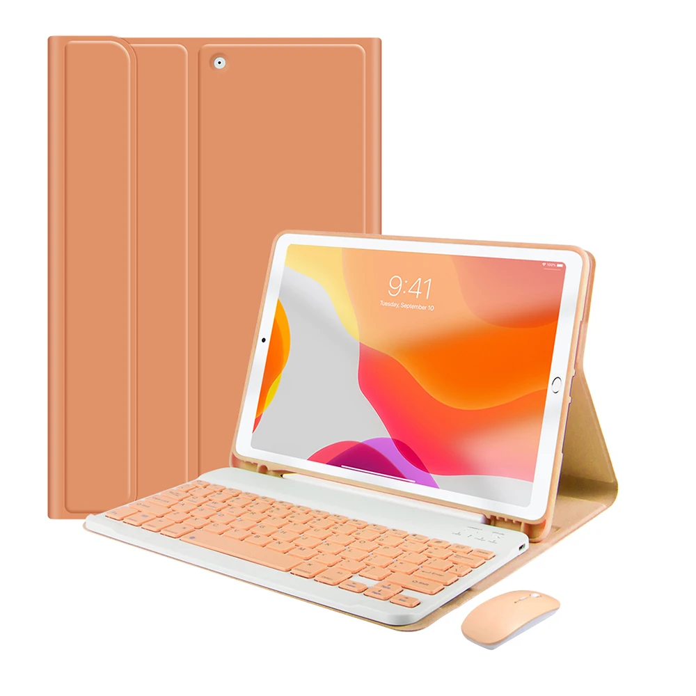 

Colorful Mouse Keyboard case for iPad 10.2 for iPad 9 8 7th Gen for women wholesales factory
