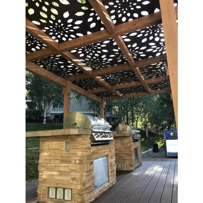 

Hot Sale Laser Cut Garden Screen Decorative Outdoor Metal Screening