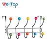 Furniture Housewares 10 Hook Over Door Hanger - Multi-Coloured VT-16.008