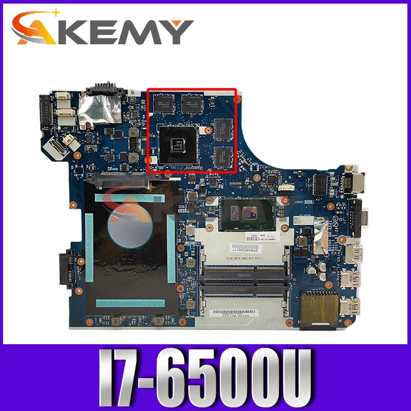 

Laptop motherboard For Thinkpad E560 i7-6500U Mainboard NM-A561 01AW113 SR2EZ 216-0868000 DDR3