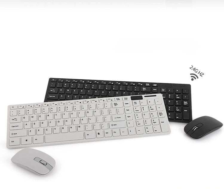 

Leadingplus Manufacture Amazon Best Seller 2.4G Mini Keyboard for Tablet Wireless Computer Keyboard And Mouse Combo, Black, white