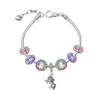 

Rainbow Unicorn Charm Bracelets for Girls