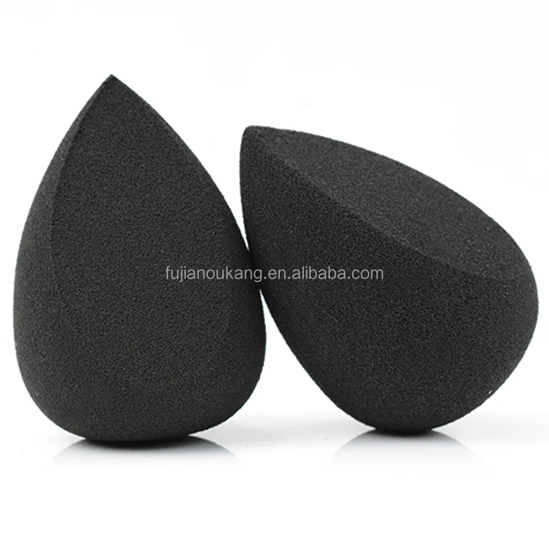 

RTS high quality black soft grey Latex Free makeup sponge make up blending sponge for foundation blender