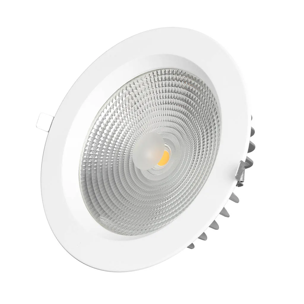 Aluminum Body Glass Cover Wiring  15w COB Downlight for Hotel Indoor Ceciling Lighting LED Down lights