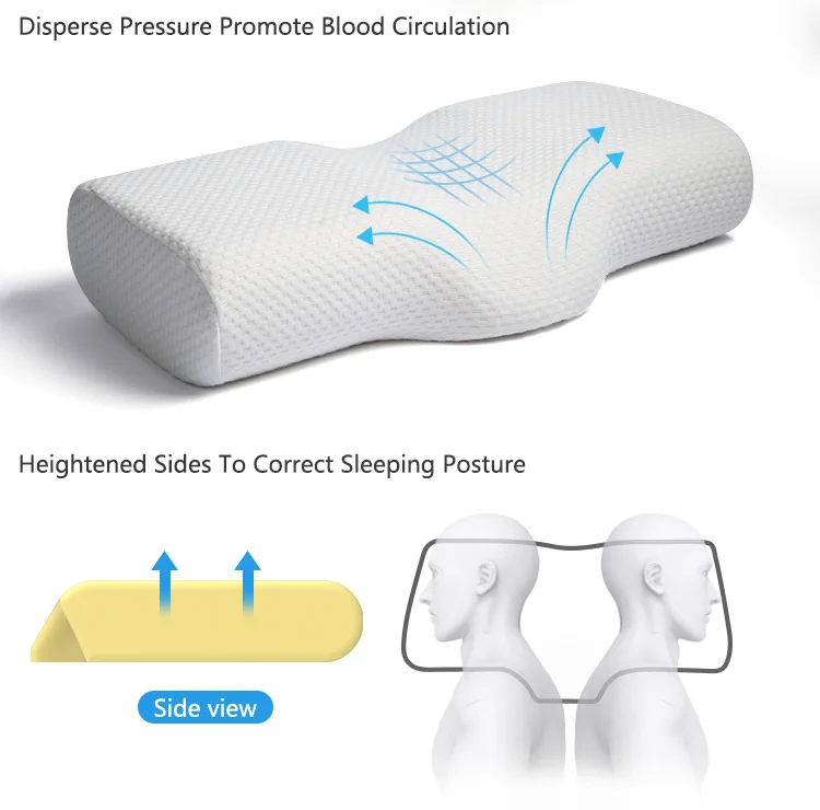 Orthopedic Neck Support Memory Foam Chips Lash Eyelash Extension Pillow Buy Newest Private