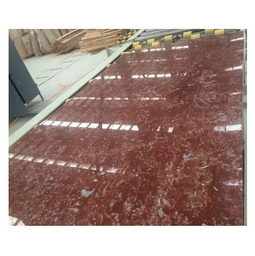 Red Alicante Marble Flooring, Natural Stone Red Marble Slab
