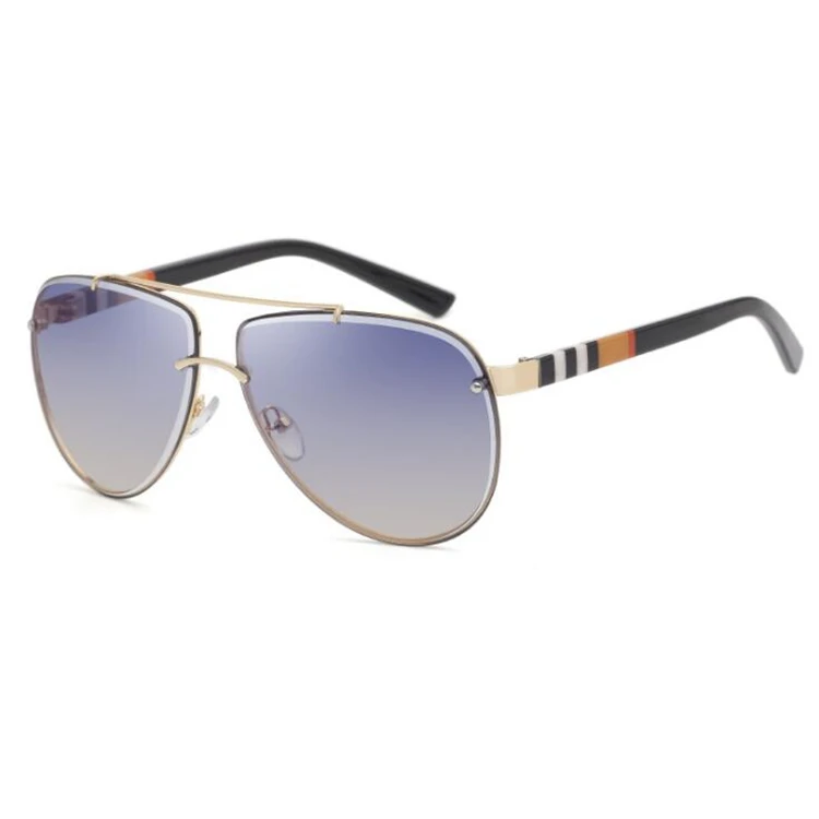 

Wholesale Luxury Designer Shades Men 2021 Brand Fashion Metal Frame Vintage Sun Glasses Sunglasses For Male, Custom colors