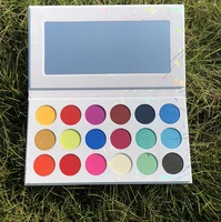 

High quality 18 Color makeup eyeshadow palette, private label cosmetic with low MOQ, low price