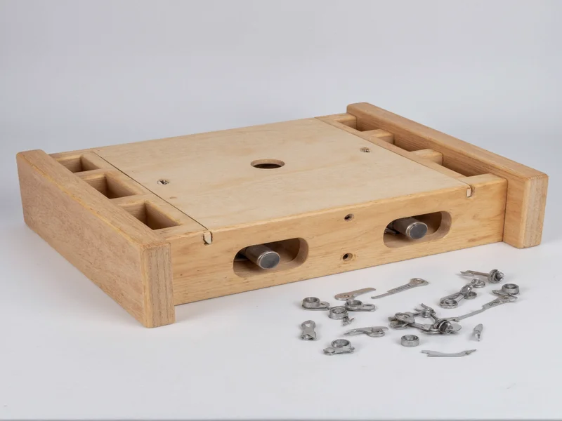 Router sled construction step with measurements
