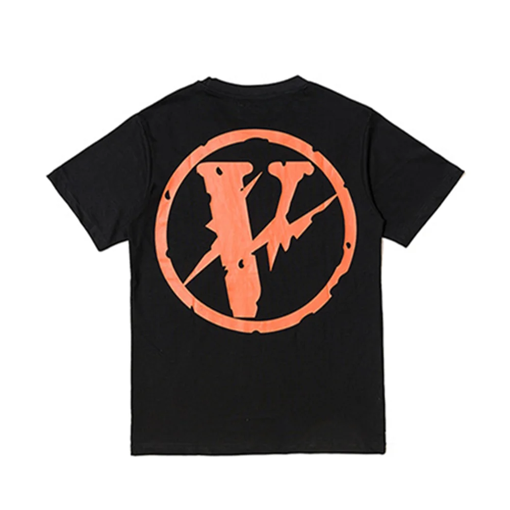 

2021 Summer Tee Short Sleeve comfortable Trendy Design Printed high quality unisex cotton t-shirt Vlones, Customized colors
