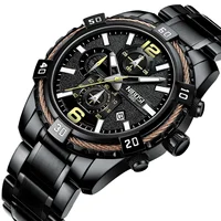 

NIBOSI 2335 New Men Watch Relogio MasculinoTop Brand Luxury Men Unique Sports Watch Men Quartz Date Clock Waterproof Wrist Watch