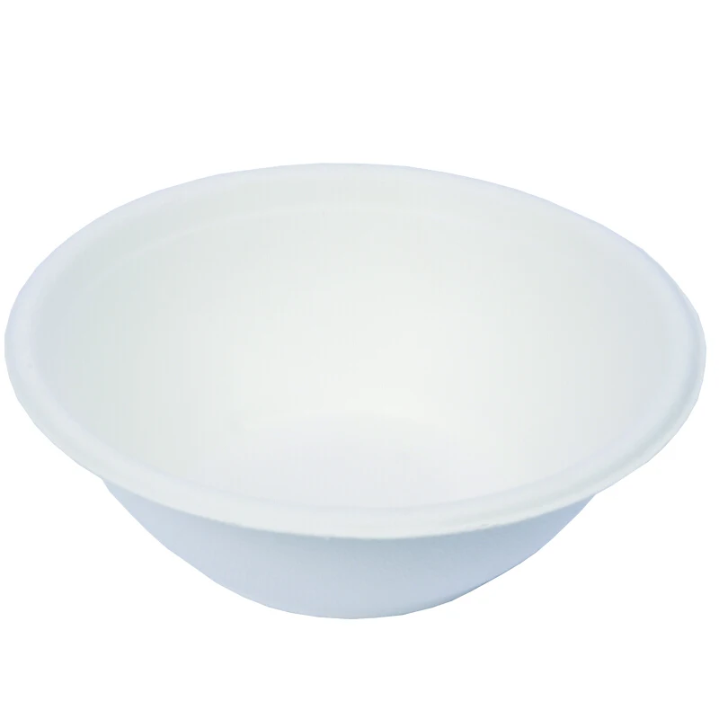 

Eco Friendly 12oz 14oz 16oz Round Paper Bowls Disposable Bagasse Sugarcane Paper Salad Bowl