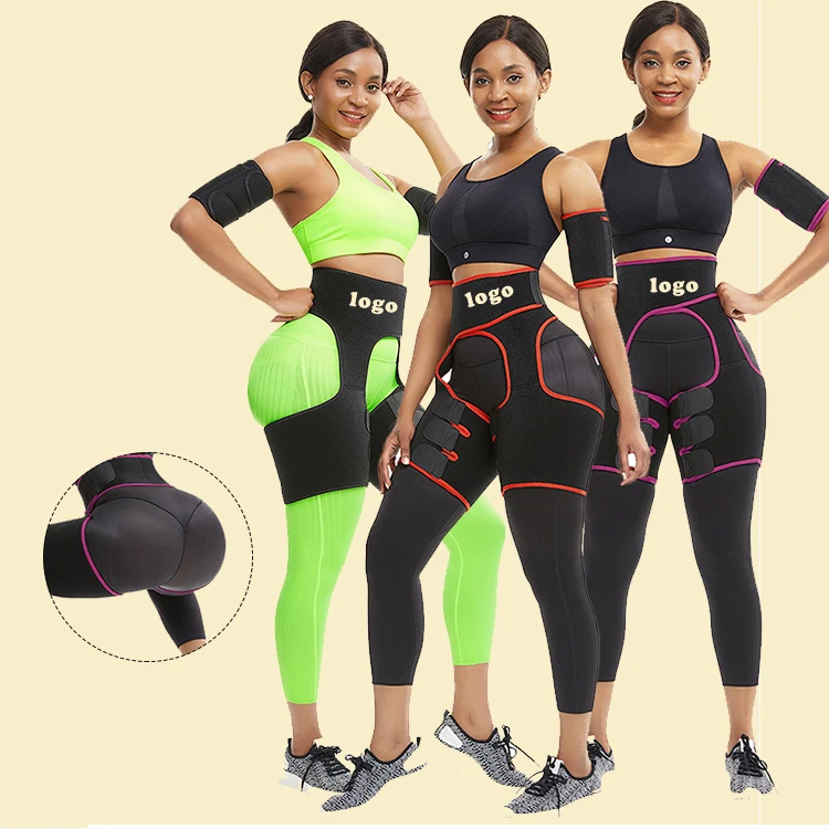 

custom logo Women booty sculptor thigh butt lifter shaper Waist Trainer sport Slimming Running Sweat Leg Shaper, As shown women body shaper;custom is ok.