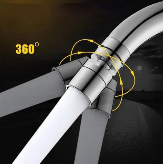
SANIPRO New 2-Flow Aerator 360 Degree water saving devicet/Kitchen Faucet Tap Adapter Device Kitchen or Bathroom Fitting 