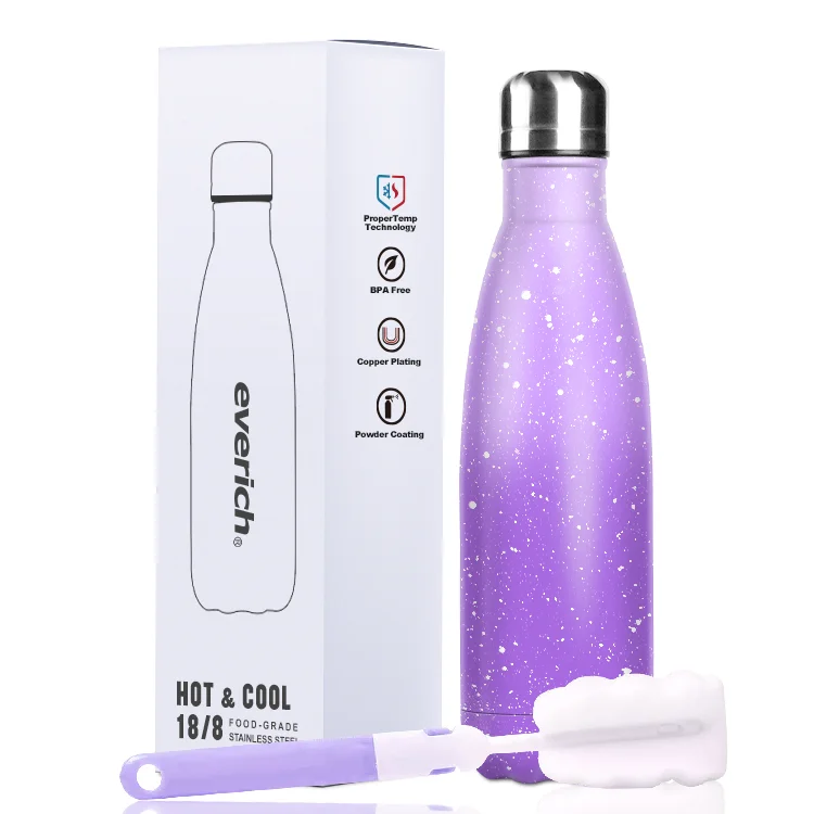 

Exchangeable Lid Reusable Stainless Steel Bottles Insulated Cola Shape Water Bottles Drinking Bottle Bpa Free Double Wall