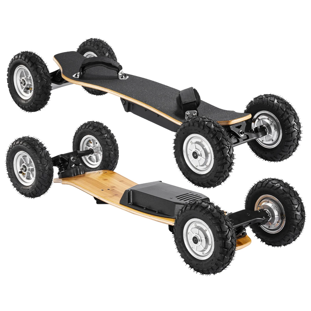 

Powerful Motor High Speed 4wd Super Drive Removable Battery Electric Skateboard For Mountain Climbing, Customized color