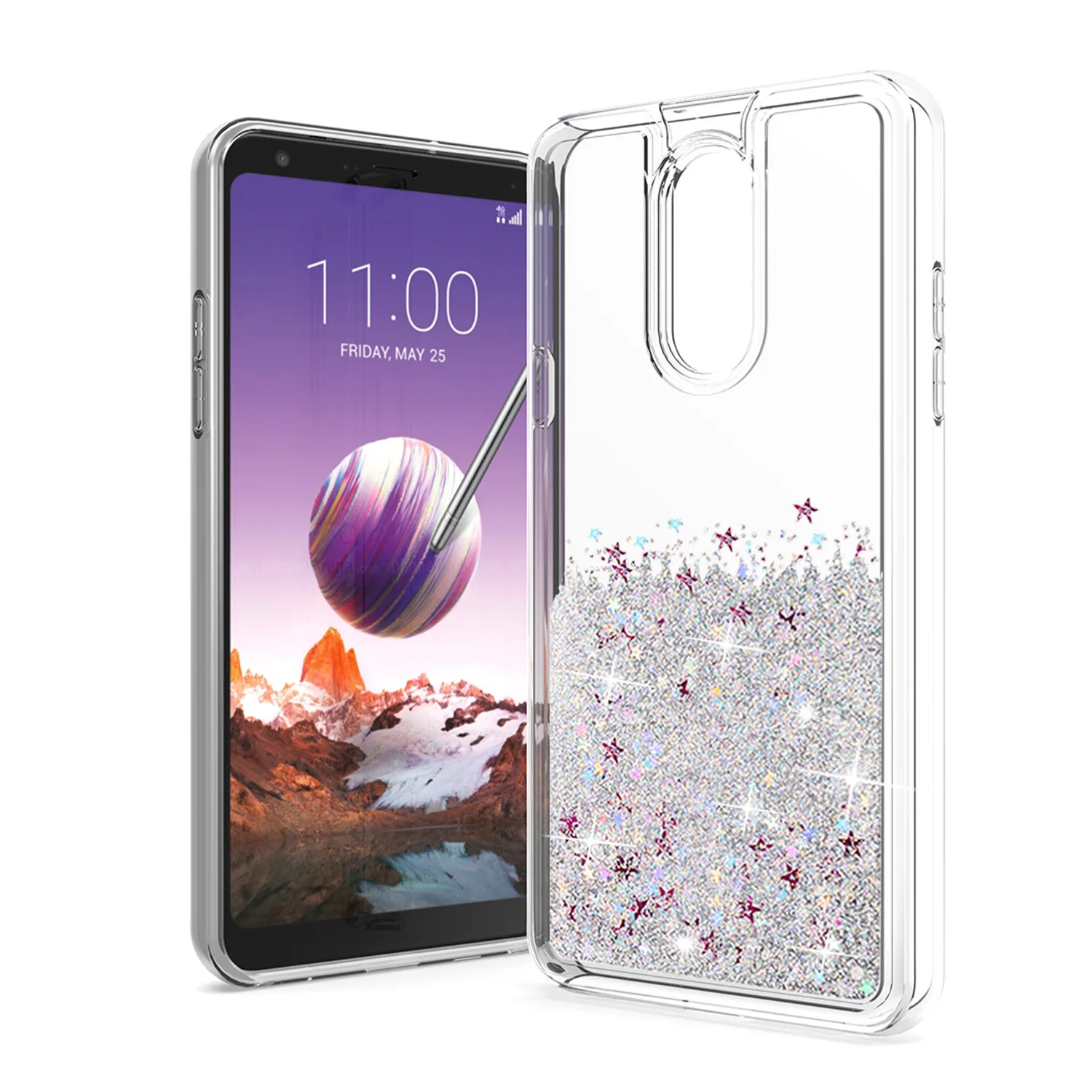 Luxury glitter phone case shockproof Girly quicksand phone case for LG stylus 5 for moto